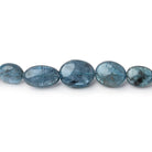 4 - 10mm Moss Aquamarine Plain Oval Beads 17.5 inch 64 pieces - Beadsofcambay.com