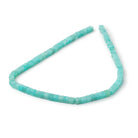 4 - 4.5mm Amazonite Plain Cube Beads 13.75 inch 78 pieces - Beadsofcambay.com