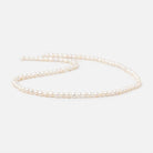 4-4.5mm Creamy White Straight Drill Oval Freshwater Pearls 15.25 inch 98 Beads - Beadsofcambay.com