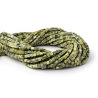 4-4.5mm Jadeite Plain Cube Beads 13.75 inch 76 pieces - Beadsofcambay.com