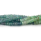 4-4.5mm Kornerupine Faceted Rondelle Beads 18 inch 185 pieces AA - Beadsofcambay.com