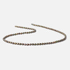 4 - 4.5mm Olive Green Oval Freshwater Pearls 15 inch 96 Beads - Beadsofcambay.com