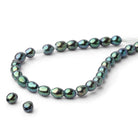 4 - 4.5mm Oval Freshwater Pearl with 1.5mm Large Hole - 15.5 inch Strand - Beadsofcambay.com