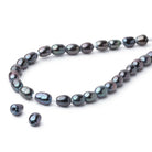 4 - 4.5mm Oval Freshwater Pearl with 1.5mm Large Hole - 15.5 inch Strand - Beadsofcambay.com