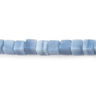 4 - 4.5mm Owyhee Blue Opal Plain Cube Beads 13.75 inch 76 pieces - Beadsofcambay.com