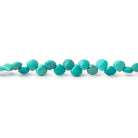 4 - 4.5mm Sleeping Beauty Turquoise Faceted Heart 8 inch 60 Beads - Beadsofcambay.com