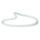 4 - 5mm Aquamarine Faceted Round 14 inch 70 Beads - Beadsofcambay.com