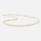 4-5mm Creamy Petite Ringed Baroque Freshwater Pearls 16 inch 78 Beads - Beadsofcambay.com