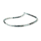 4-6.5mm Shaded Moss Aquamarine Faceted Rondelle 15.75 inch 125 Beads - Beadsofcambay.com