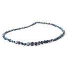 4 - 7mm Black Ethiopian Opal Plain Coin Beads 15.5 inch 81 pieces AA - Beadsofcambay.com