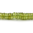 4 - 7mm Peridot Faceted Heishi Beads 16 inch 115 pieces AA - Beadsofcambay.com
