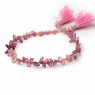 4 - 7mm Pink Tourmaline Slice Beads 7.75 inch 48 pieces - Beadsofcambay.com