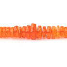 4 - 7mm Tangerine Ethiopian Opal Faceted Heishi 16 inch 240 Beads AA - Beadsofcambay.com