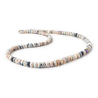 4 - 8mm Australian Opal with Matrix Rondelle Beads 18 inch 127 pieces AA - Beadsofcambay.com