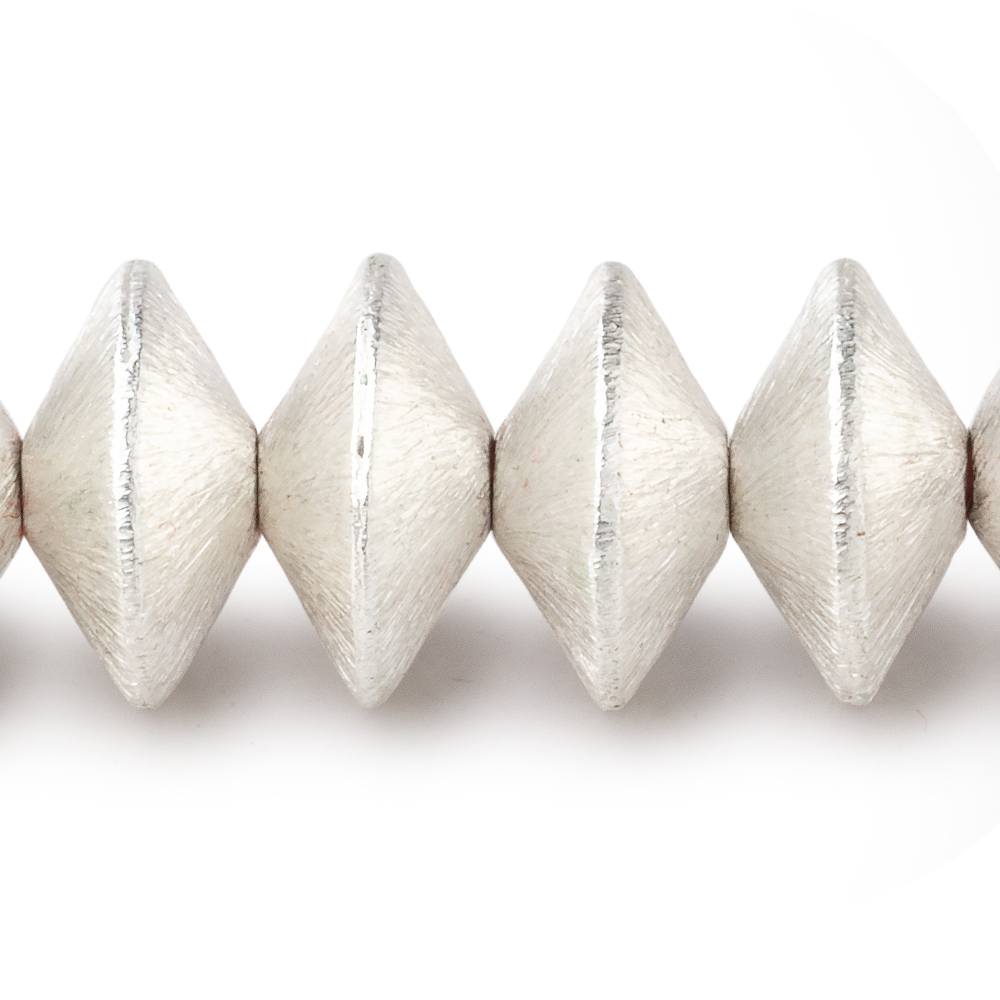 14x7mm Brushed Disc Beads - BeadsofCambay.com