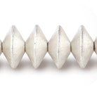 14x7mm Brushed Disc Beads - BeadsofCambay.com