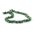 8-10mm Forest Green Center Drill Keshi Freshwater Pearl 14.5 inch 172 Beads - BeadsofCambay.com