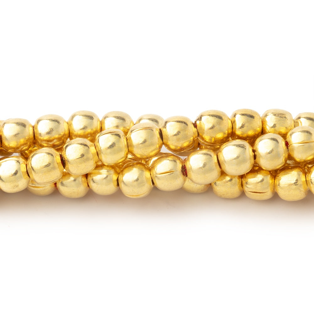 4mm Polished Round Beads - BeadsofCambay.com