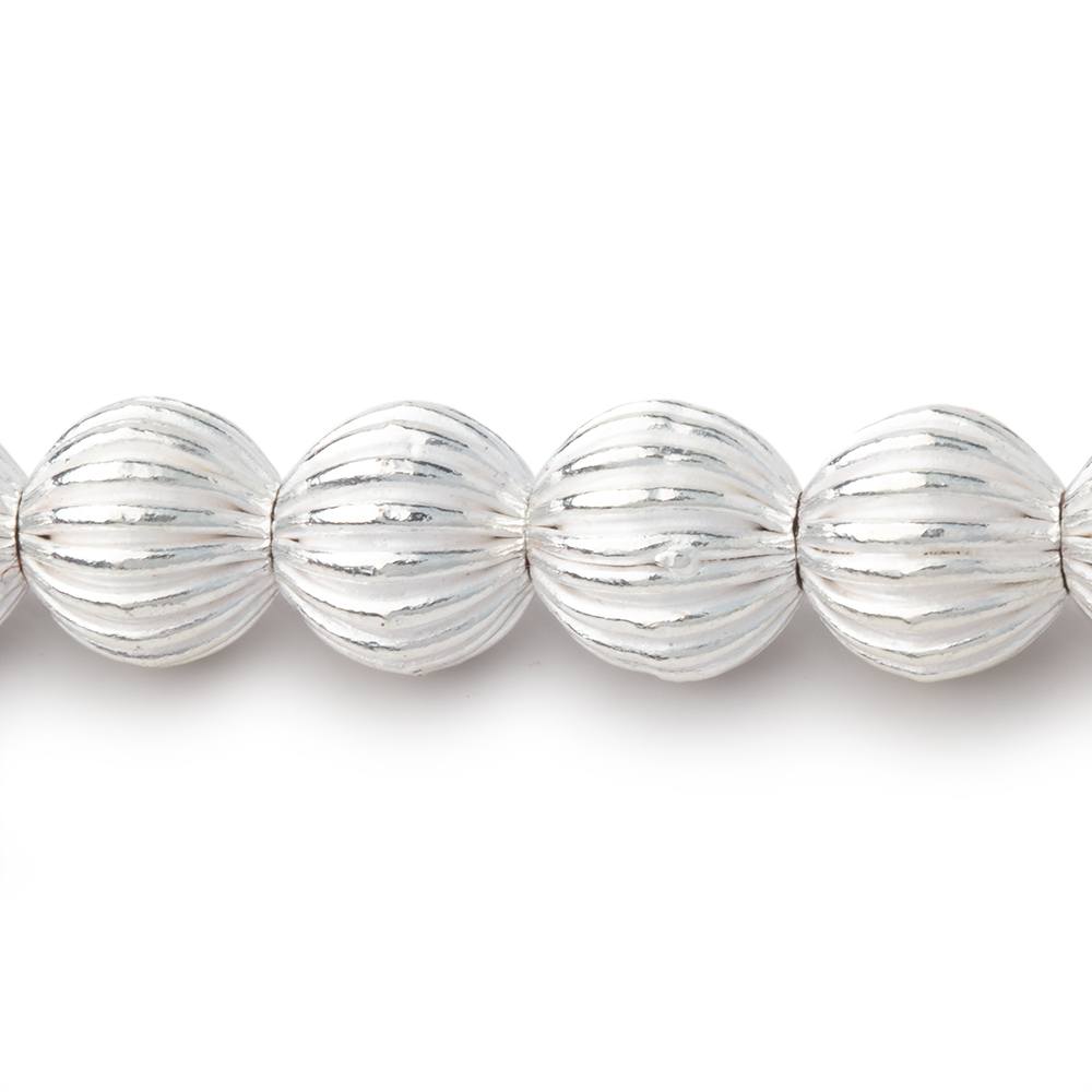 9mm Corrugated Round Beads - BeadsofCambay.com