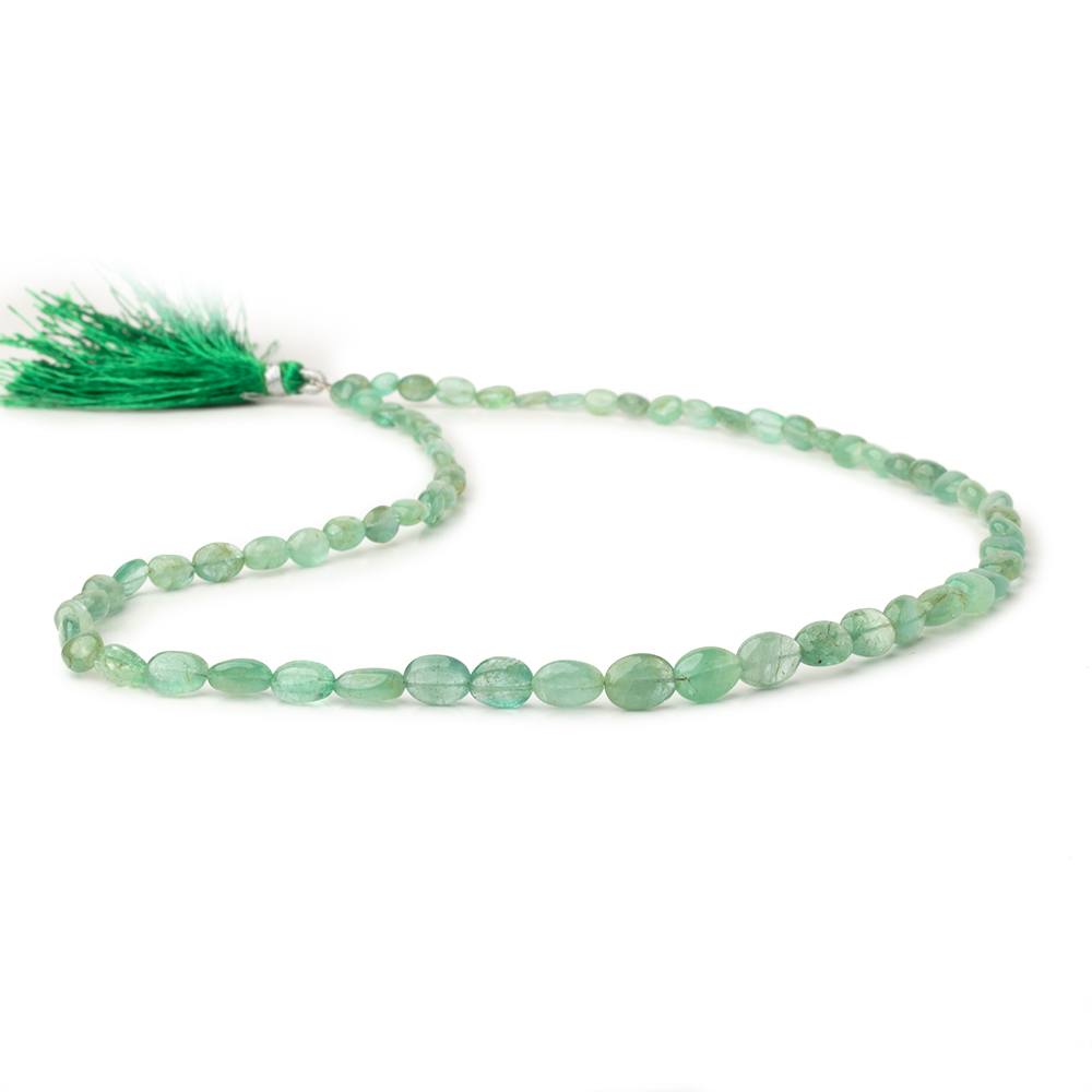 4x4-8.5x6mm Emerald Plain Nugget 18 inch 66 Beads AAA - BeadsofCambay.com