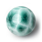 40mm Russian Green Angelite Undrilled Plain Sphere 1 piece - Beadsofcambay.com