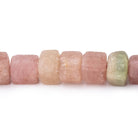 7x9-8x11mm Matte Tourmaline Natural Crystals 16 inch 47 Beads - BeadsofCambay.com