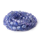 5x4-9x7mm Tanzanite Plain Oval Beads 17.5 inch 70 pieces - BeadsofCambay.com