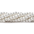 4mm Brushed Round Beads - BeadsofCambay.com