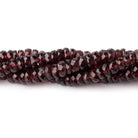 4.5-5.5mm Mozambique Garnet Faceted Heshi Beads 16 inch 175 pieces - BeadsofCambay.com