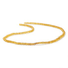 4mm Golden Tourmaline Plain Disc Rondelle 15.5 inch 205 Beads - BeadsofCambay.com