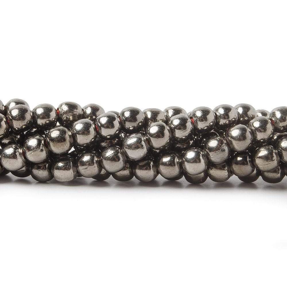 4mm Polished Round Beads - BeadsofCambay.com