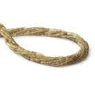 3.5mm Bi-Color Quartz Faceted Rondelle 15.5 Inch 230 Beads - BeadsofCambay.com