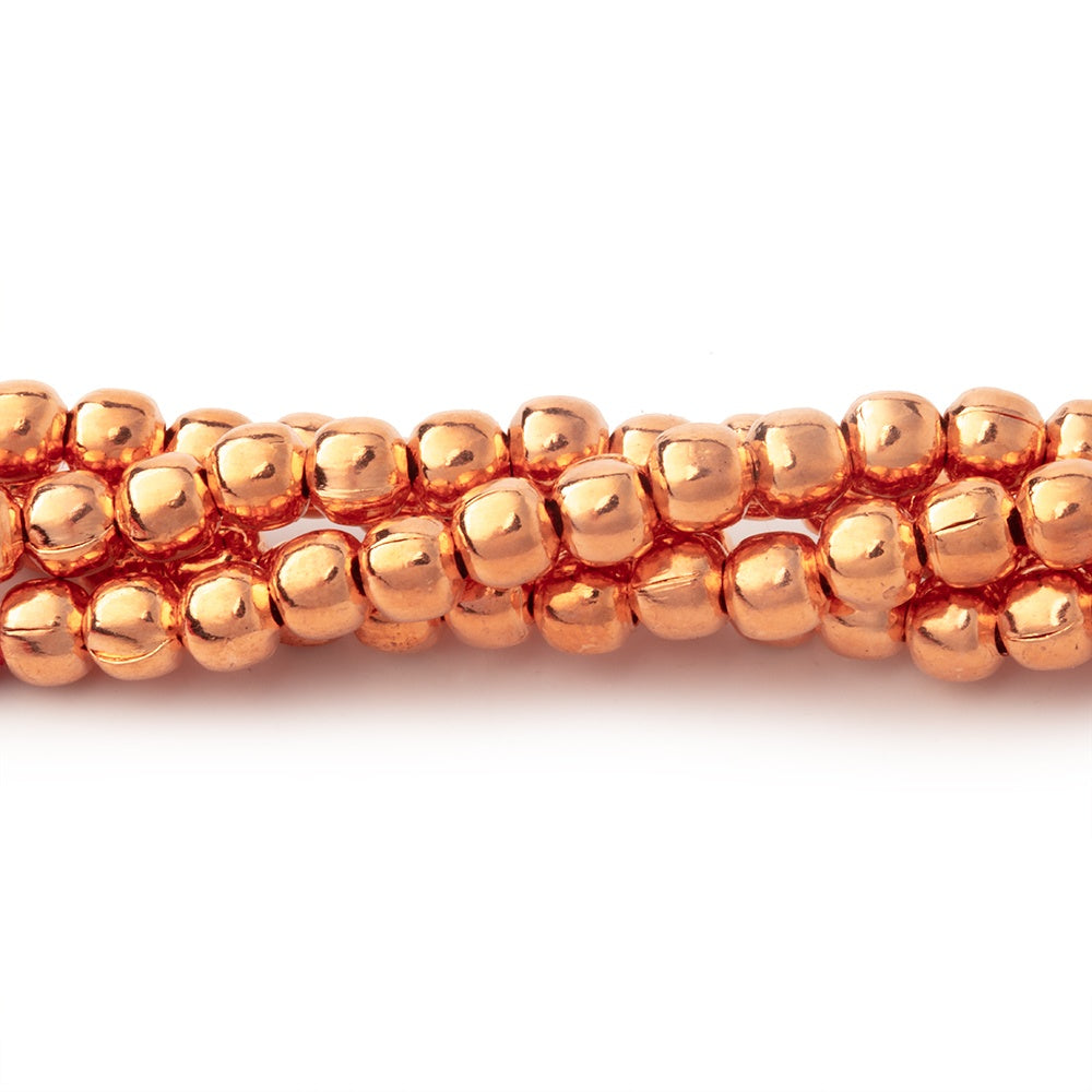 4mm Polished Round Beads - BeadsofCambay.com