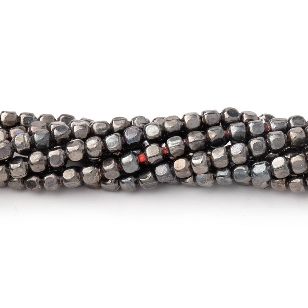 2.5mm Polished Cube Beads - BeadsofCambay.com