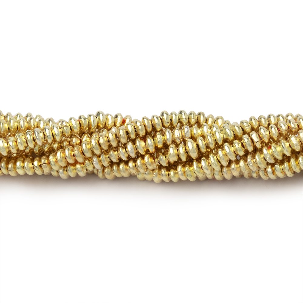 2.5mm Polished Disc Beads - BeadsofCambay.com