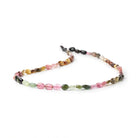 5x4-7x5mm Multi Color Tourmaline Plain Ovals 14.5 inch 56 Beads - BeadsofCambay.com