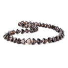 8-10mm Smoky Quartz Faceted Trillion Beads 16.5 inch 48 pieces - BeadsofCambay.com