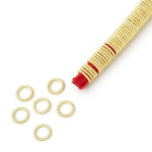 8mm Twisted Jump Rings on an 8 inch Strand - BeadsfCambay.com