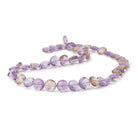 9mm Ametrine Faceted Coin Beads 16 inch 44 pieces - BeadsofCambay.com