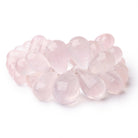16-27mm Rose Quartz Faceted Tear Drop 7.5 inch 46 Beads AA - BeadsofCambay.com