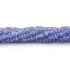 4mm Tanzanite Faceted Rondelle Beads 14 inch 158 pieces - BeadsofCambay.com