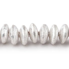 8mm Brushed Disc Beads - BeadsofCambay.com