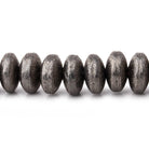 8mm Brushed Puffy Disc Beads - BeadsofCambay.com