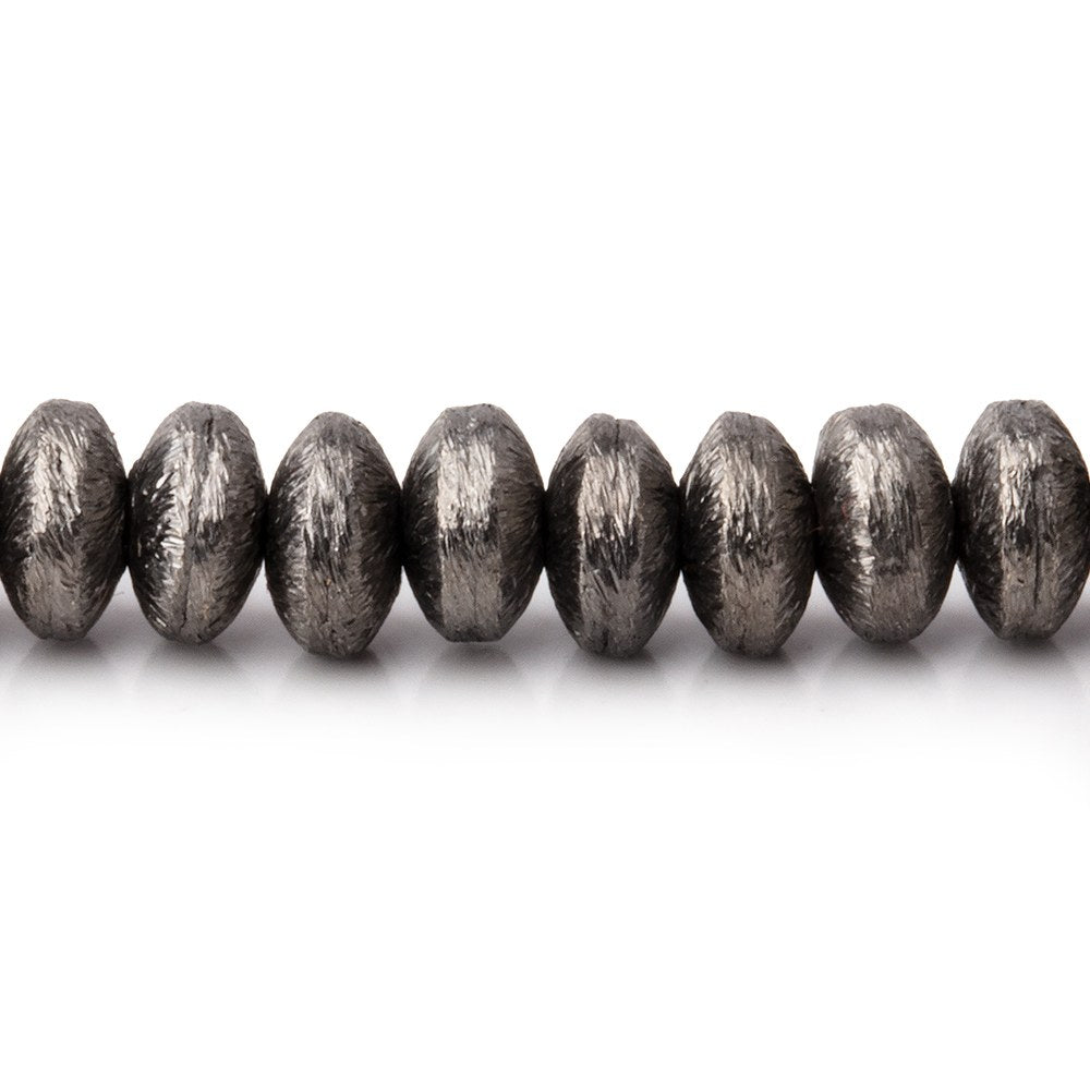 6mm Brushed Disc Beads - BeadsofCambay.com