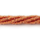 3mm Brushed Disc Beads - BeadsofCambay.com