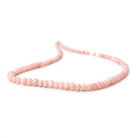 3-7mm Pink Peruvian Opal Plain Rondelle Beads 15.5 inch 120 pieces - BeadsofCambay.com