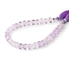 6-7mm Pink Amethyst Faceted Cube Beads 8 inch 30 pieces - BeadsofCambay.com