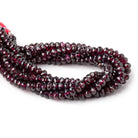5.5mm Rhodolite Garnet Faceted Rondelles 7.75 inch 60 beads AA - BeadsofCambay.com