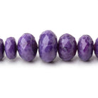 4.5 - 12mm Charoite Faceted Rondelle Beads 18 inch 96 pieces AAA - Beadsofcambay.com