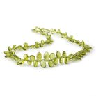 4.5 - 12mm Peridot Plain Free Shape Briolettes 16 inch 110 Beads AA - Beadsofcambay.com